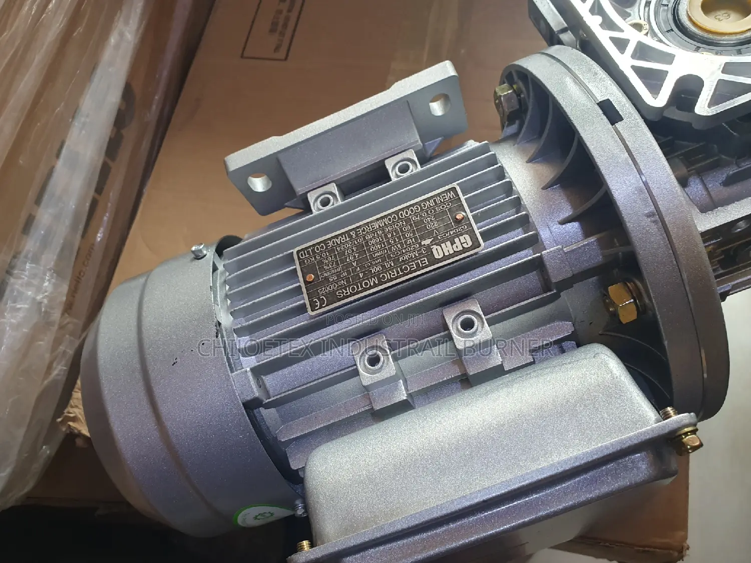 Single Phase 1.5kw/2hp Electric Motor With Gear