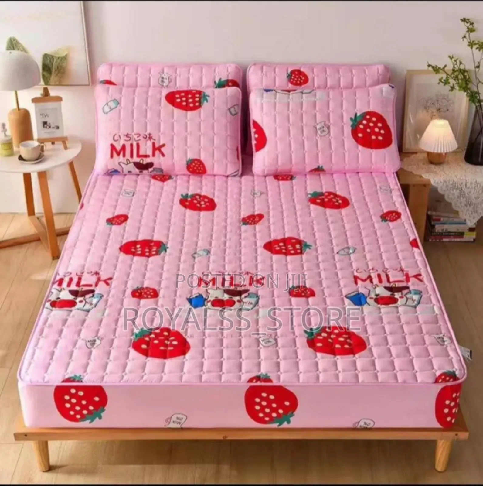 Waterproof Mattress Protector/Cover With 4 Pillow Cases 6by6 7by7
