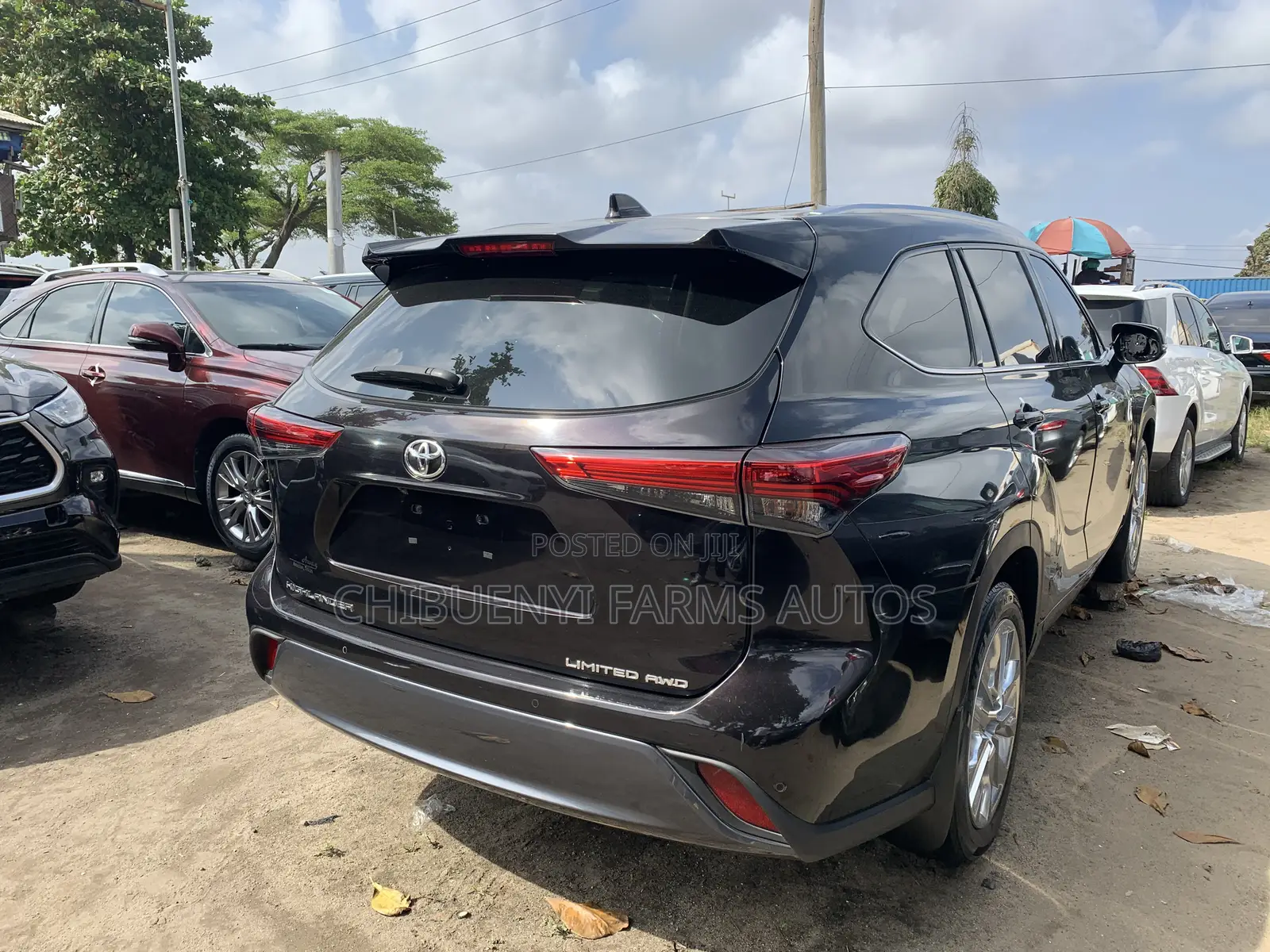 Toyota Highlander Limited 2021 Matt Black