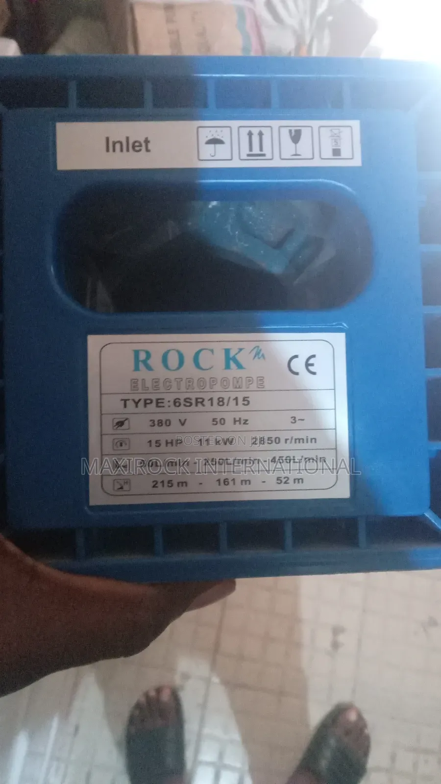 15hp 11kw Rock Submersible Water Pump 6" Body, Italian Technology