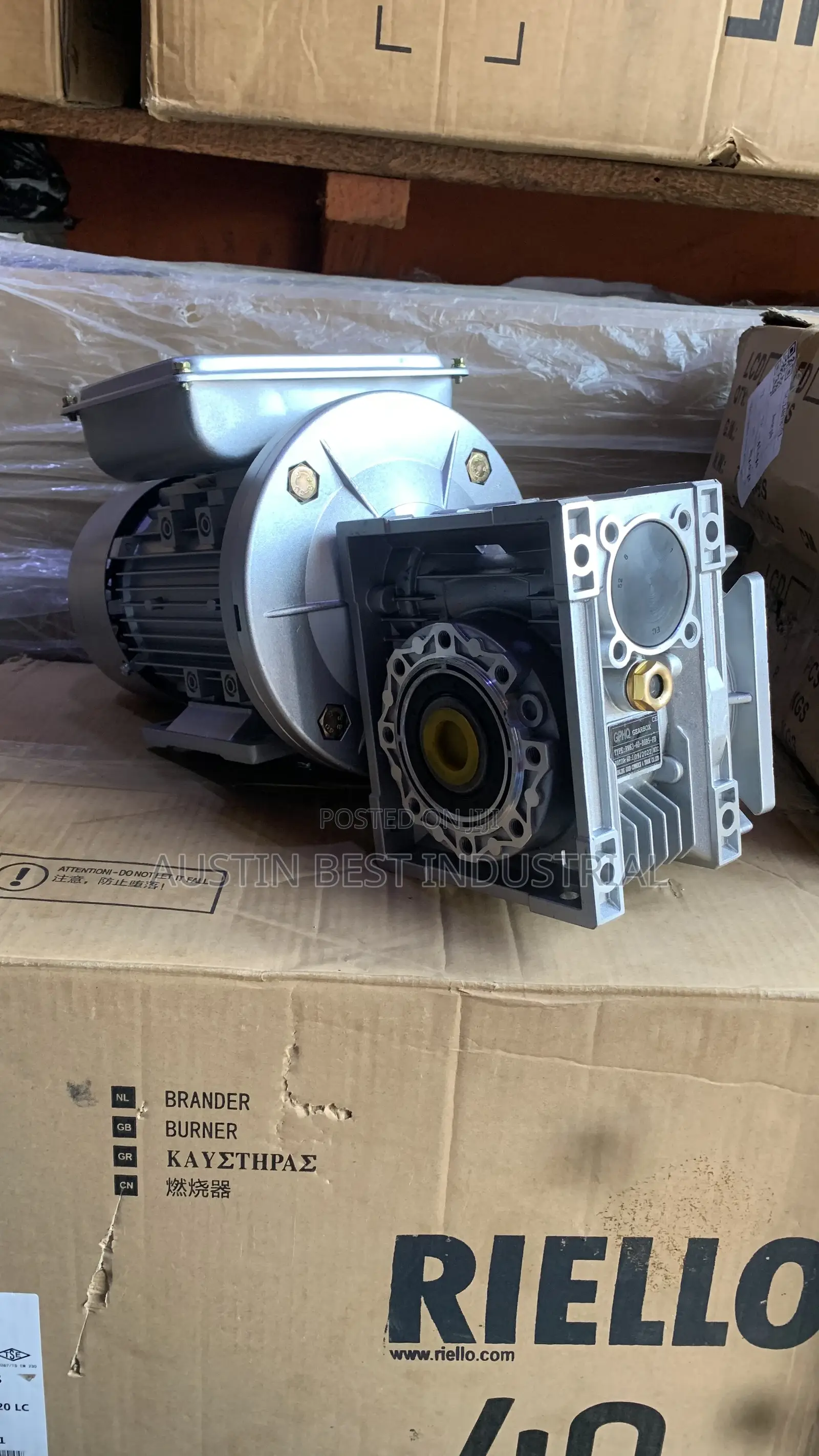 Electric Gear Motor Single Phase 2hp