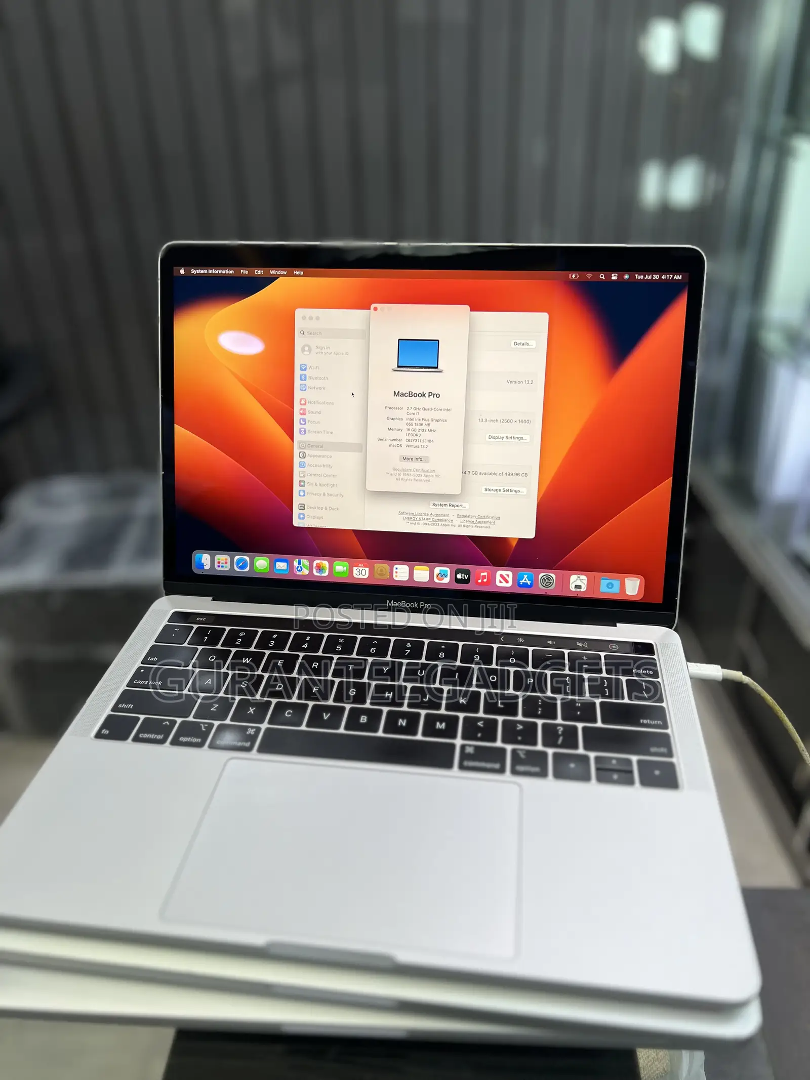 Laptop Apple MacBook Pro 2018 16GB Intel Core I7 SSD 512GB