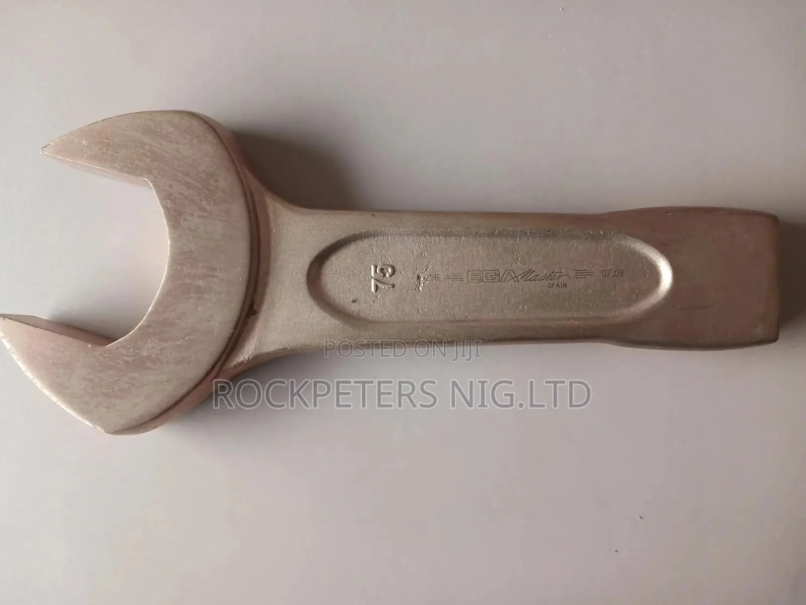 Egamaster 70296 Slogging Open Wrench 75mm Non Sparking Cu-Be