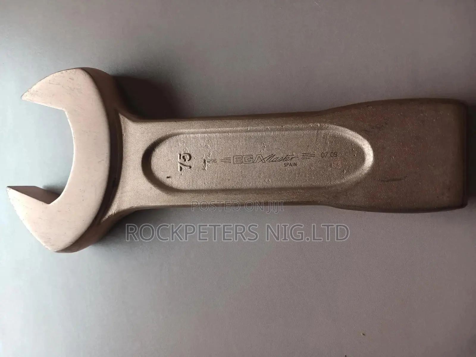 Egamaster 70296 Slogging Open Wrench 75mm Non Sparking Cu-Be