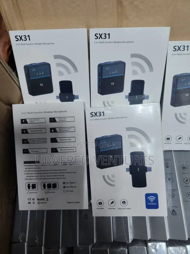 Sx31 Collar Clip Wireless Microphone