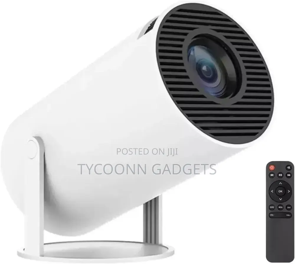 New Hy300 5g Wifi 6 Bt 5.0 Android 12 Portable Projector,