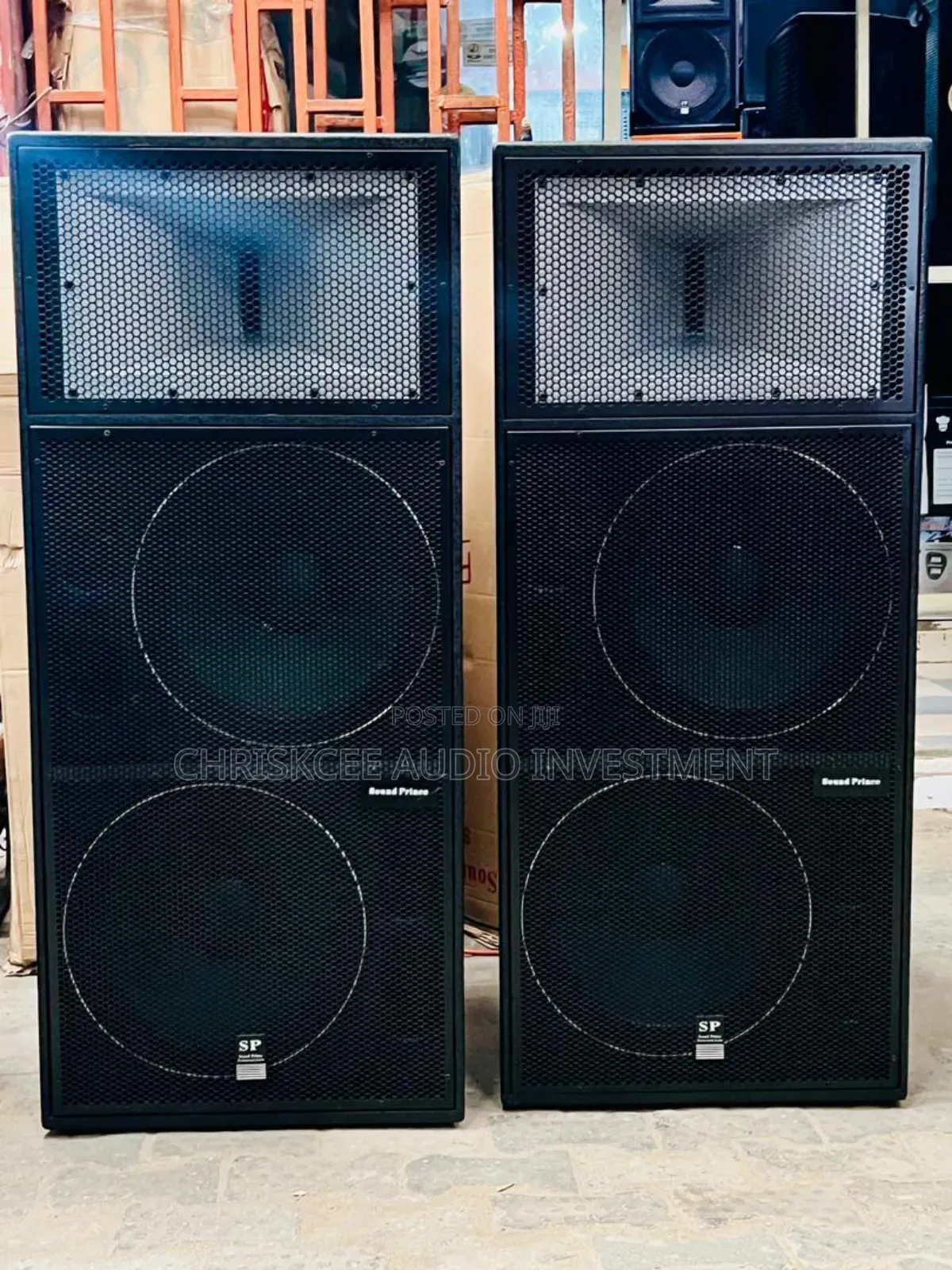 Sound Prince Sp227 Professional Speaker -Pair