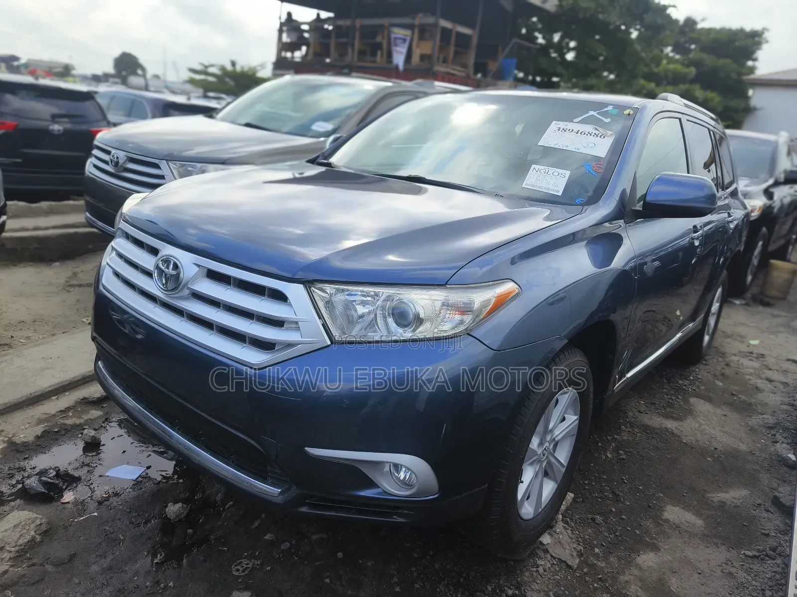 Toyota Highlander Limited 2012 Blue
