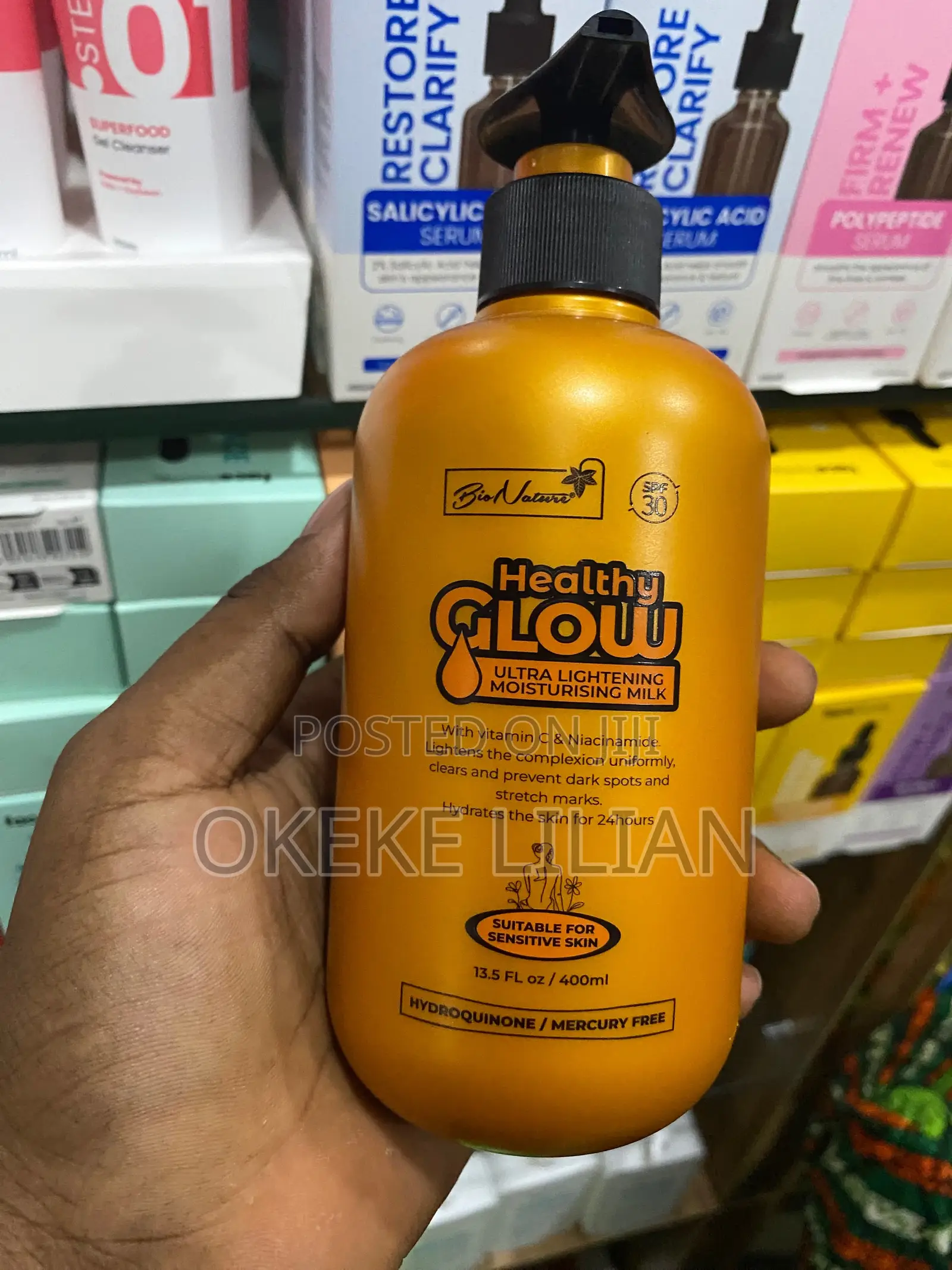 Healthy Glow Ultra Lightening Moisturizing Body Milk 400ml