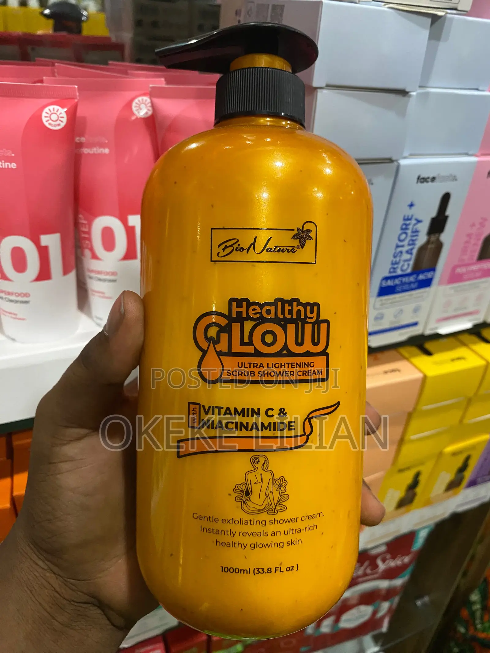 Healthy Glow Ultra Lightening Scrub Shower Cream 1000ml