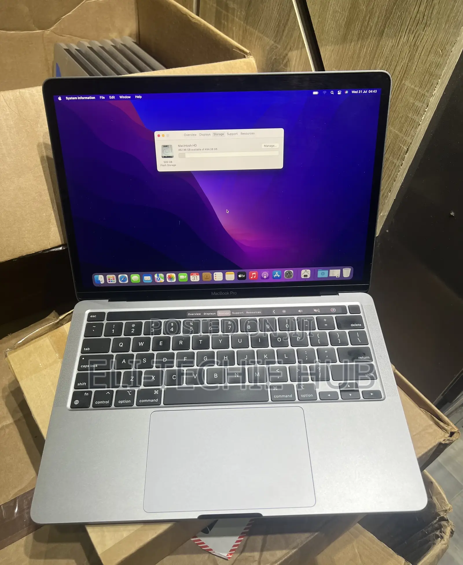 Laptop Apple MacBook Pro 2020 M1 16GB Apple M1 SSD 512GB