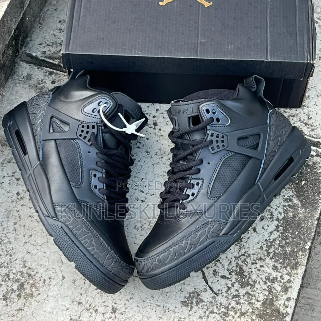 Original Jordan Spizike Winterized Legion Black Sneakers