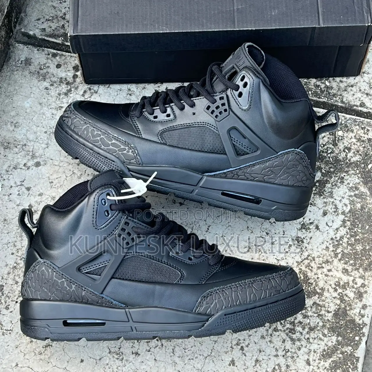 Original Jordan Spizike Winterized Legion Black Sneakers