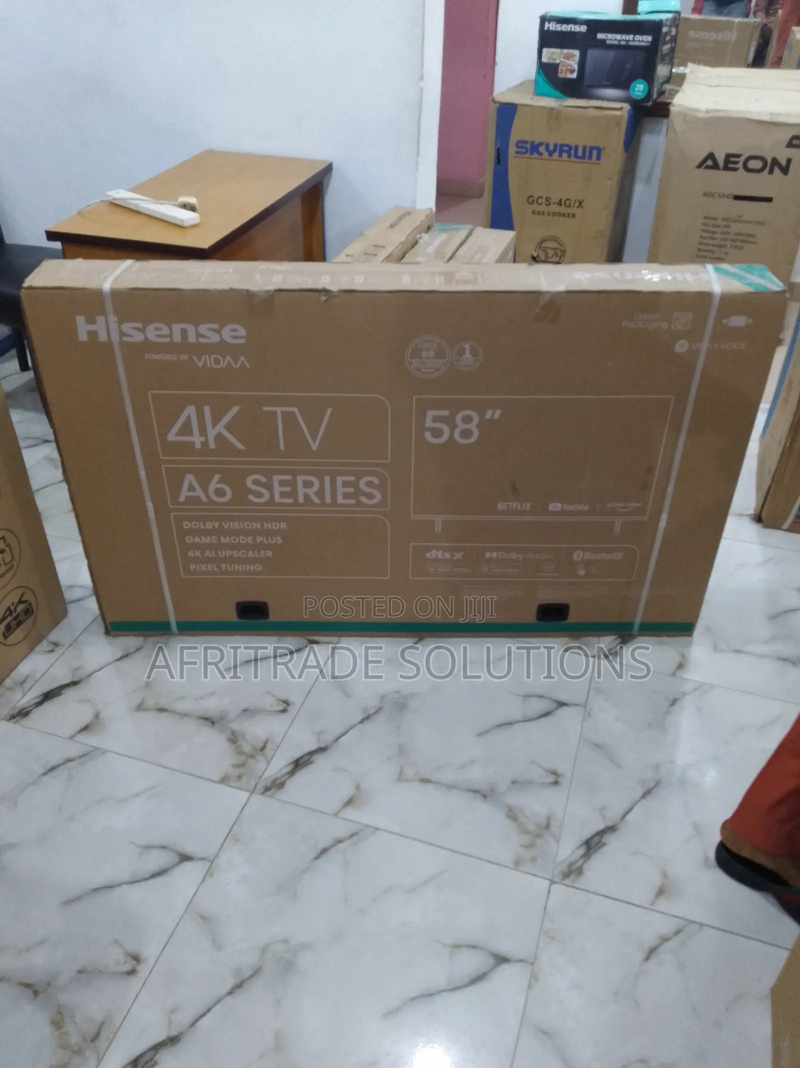 Bestselling Hisense 58 Inches A6K Smart TV
