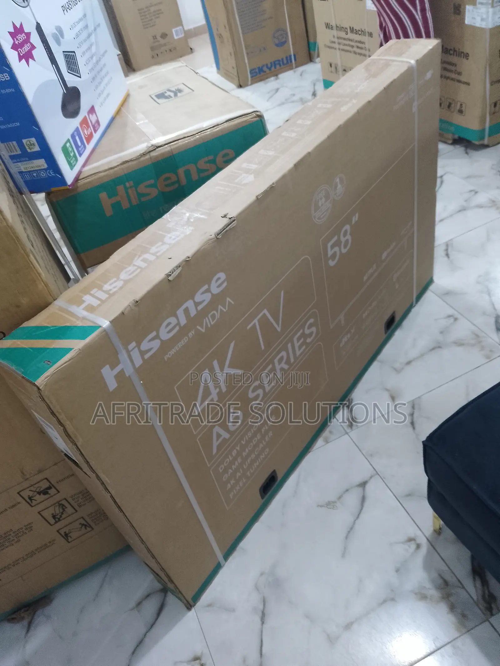 New 58 Inches Hisense 58A6K Smart Uhd TV
