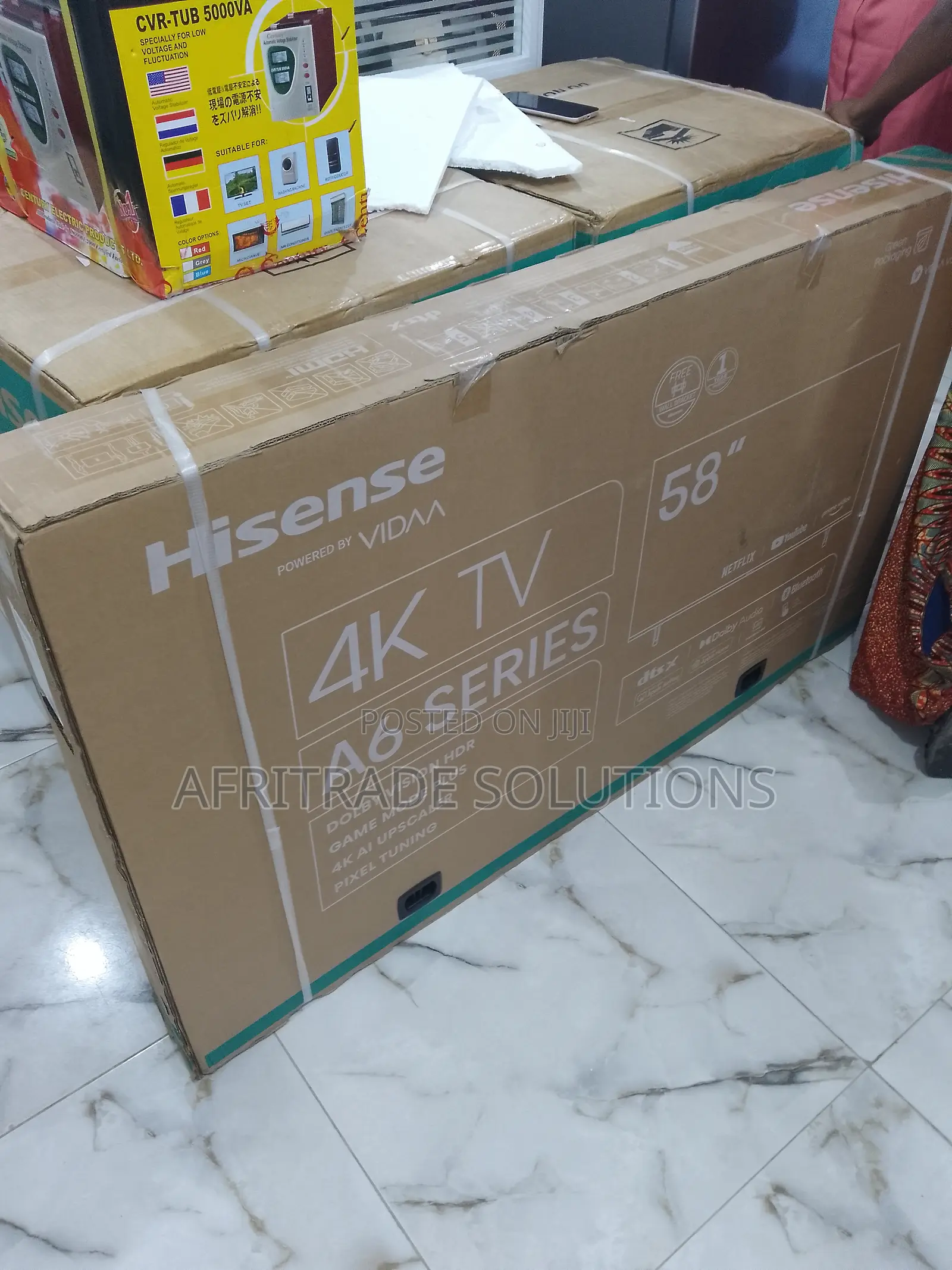 58 Inches Hisense A6K Smart Uhd TV- Device Casting