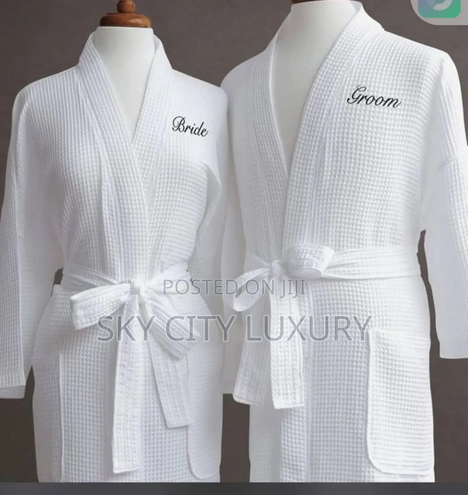 Pure White Bathrobe Towel