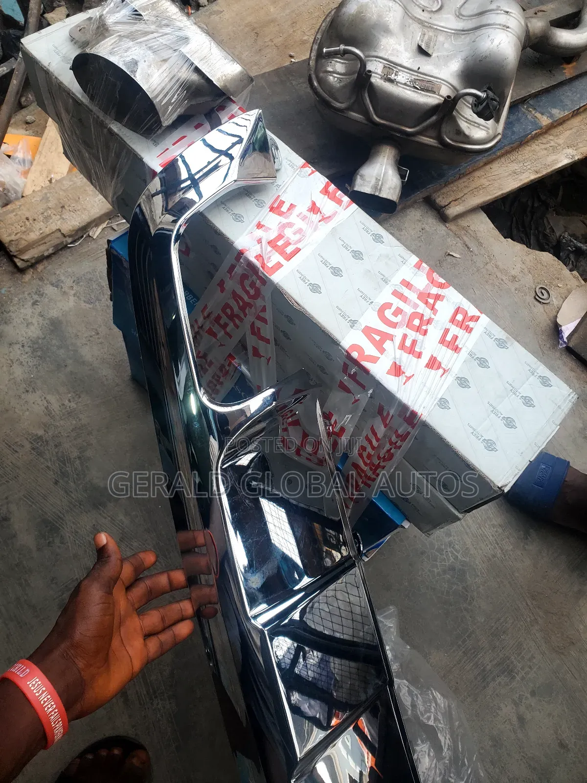 Back Bumper Stainless GLK 2014