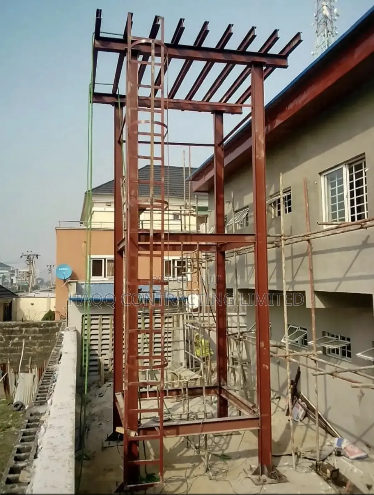 Water Tank Scaffold Construction