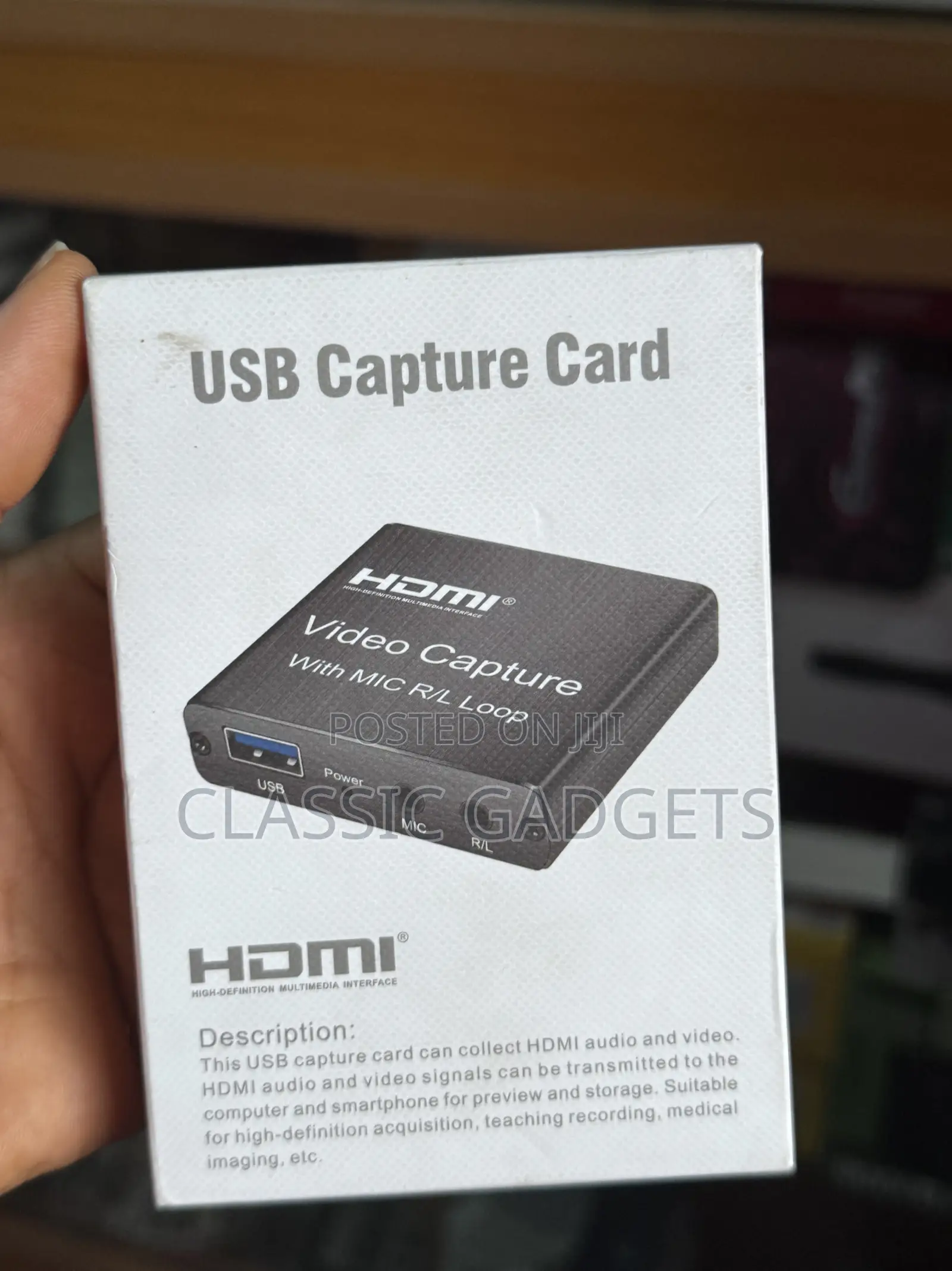 Usb to Hdmi Capture Card With Mic