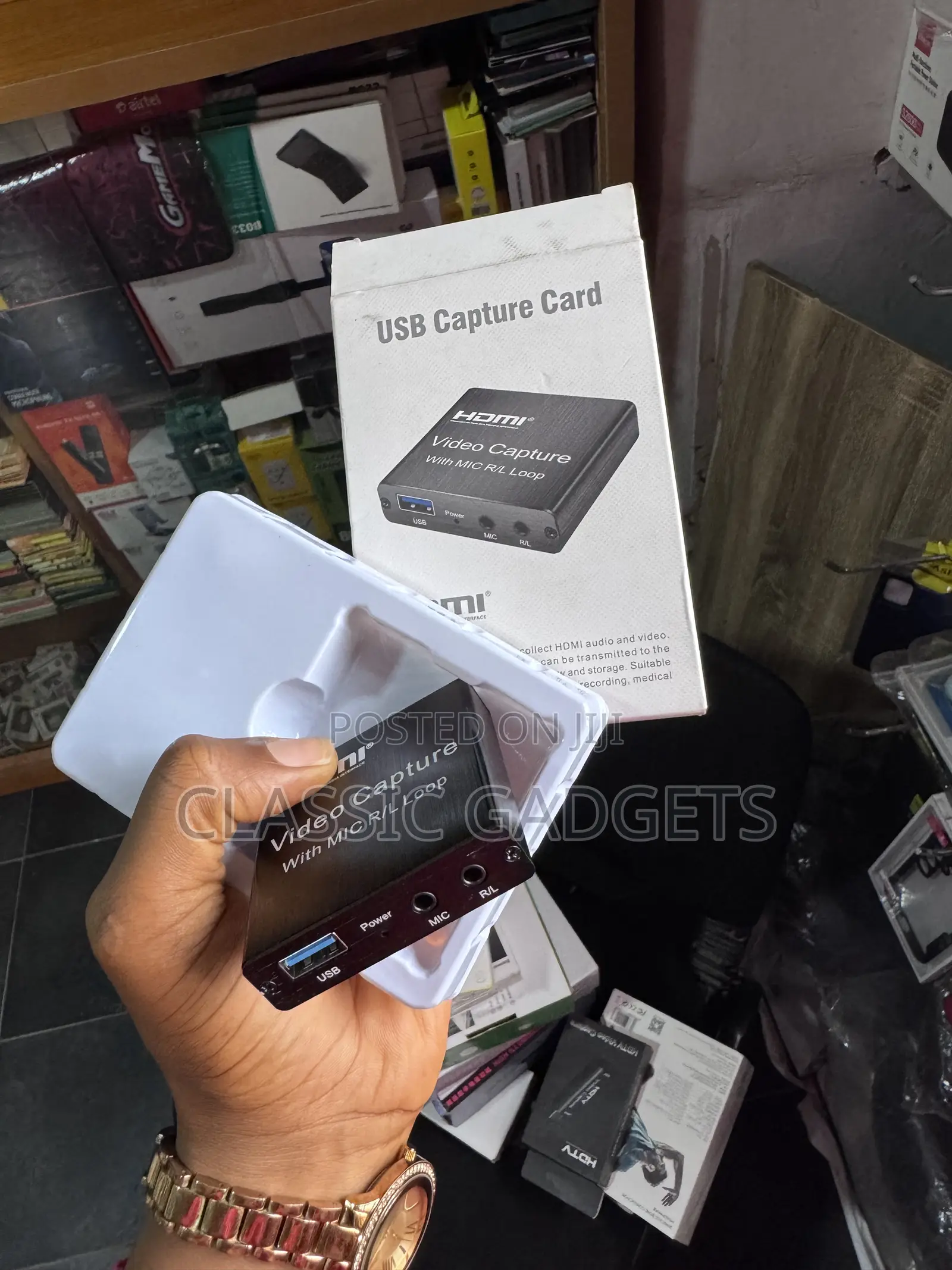 Usb to Hdmi Capture Card With Mic