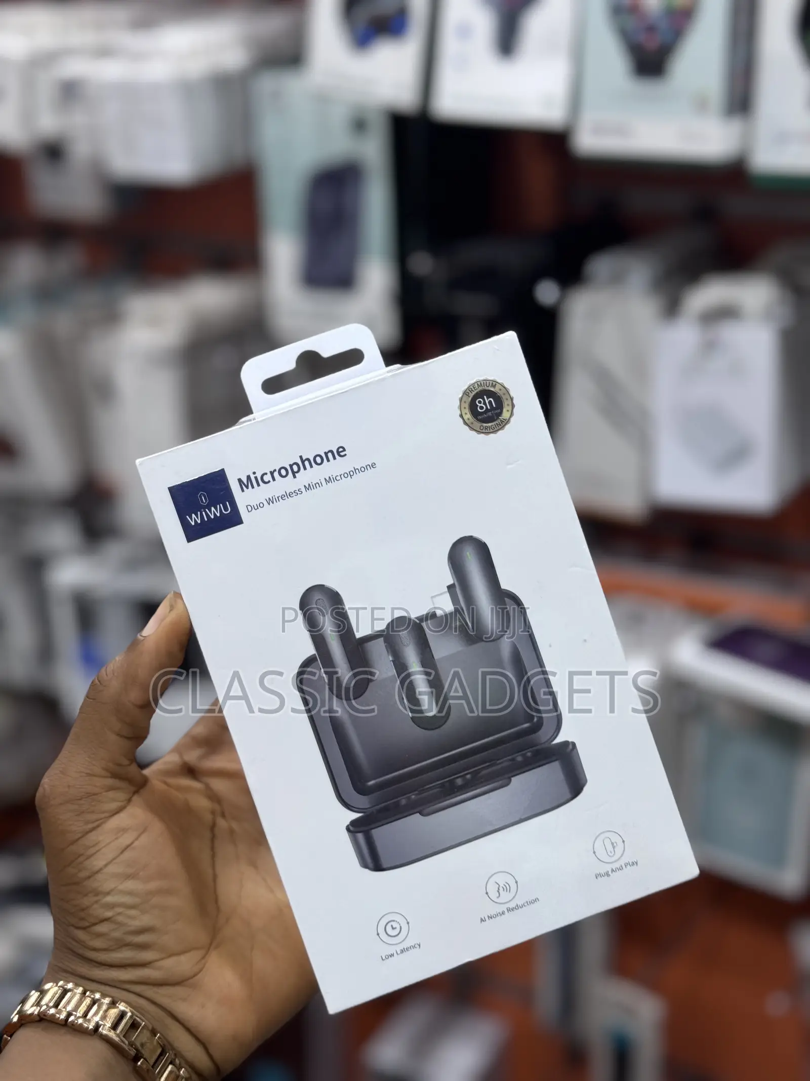 Wiwu Duo Wireless Mini Microphone (Type-C / Lightening)