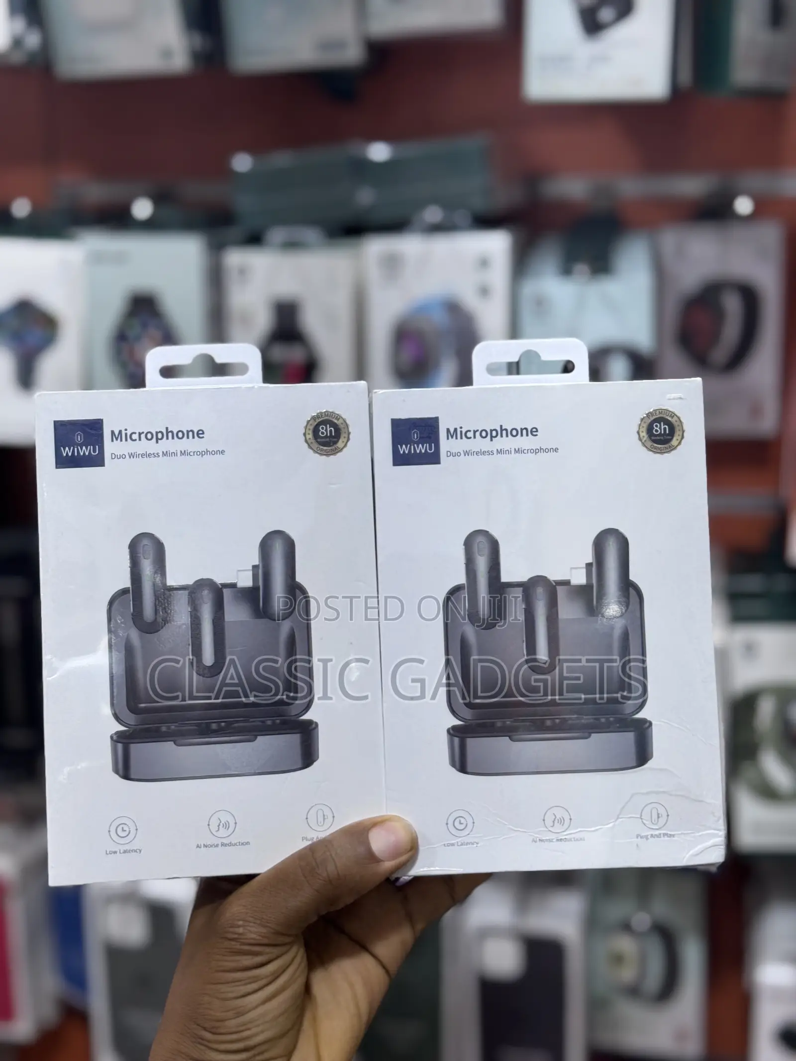 Wiwu Duo Wireless Mini Microphone (Type-C / Lightening)