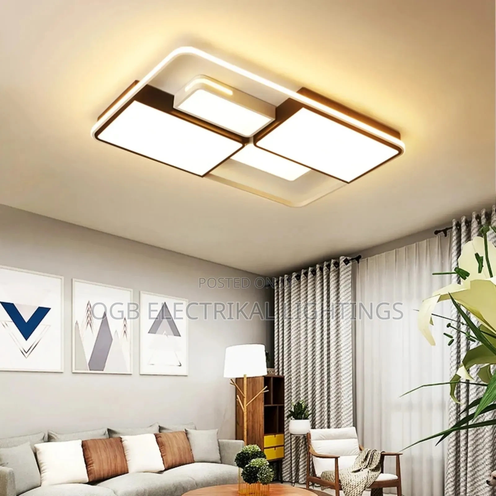 Simple Modern Living Room Chandelier