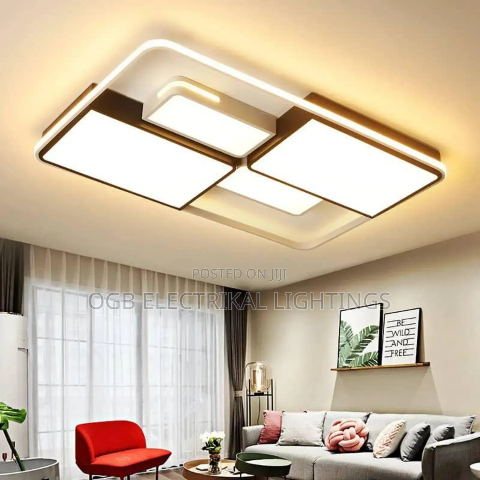 Simple Modern Living Room Chandelier