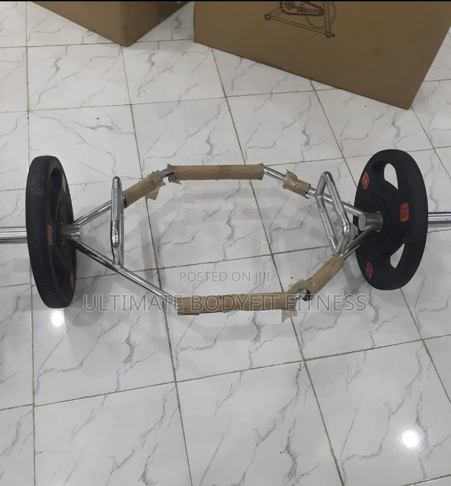 Brand New HTB 1.6 Olympic Hex Trap Bar Deadlift Barbell