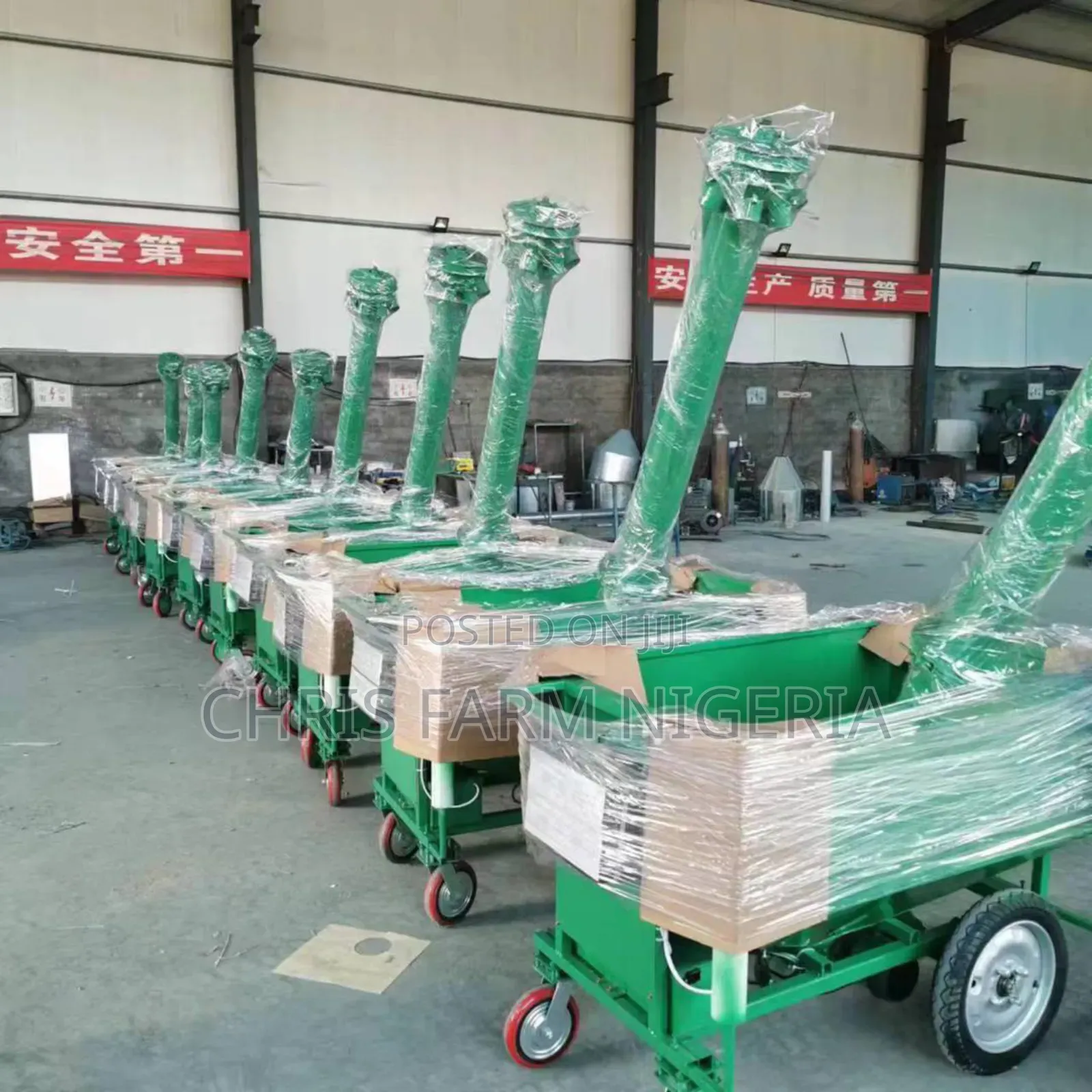 Poultry Batterycage Feeding Trolley