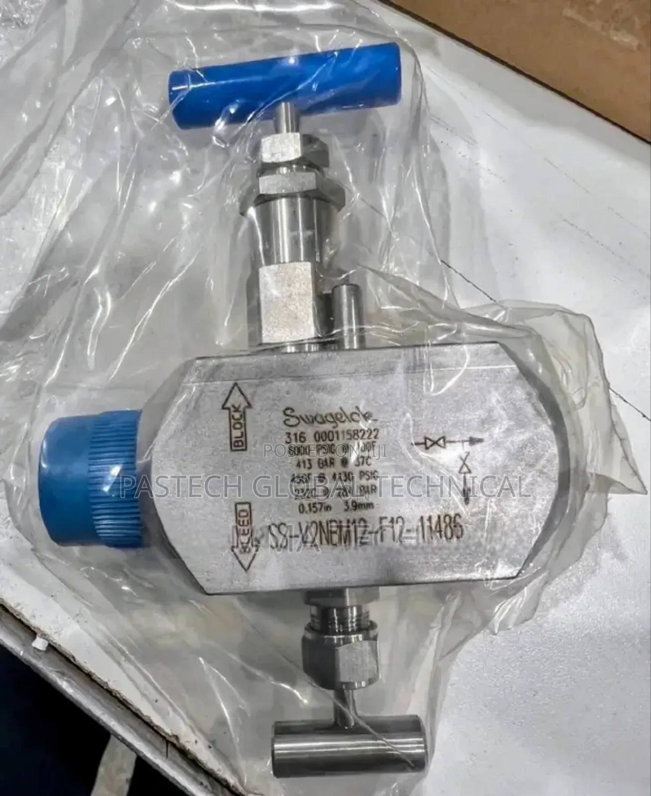 Swagelok Block and Bleed Valve
(Stainless)