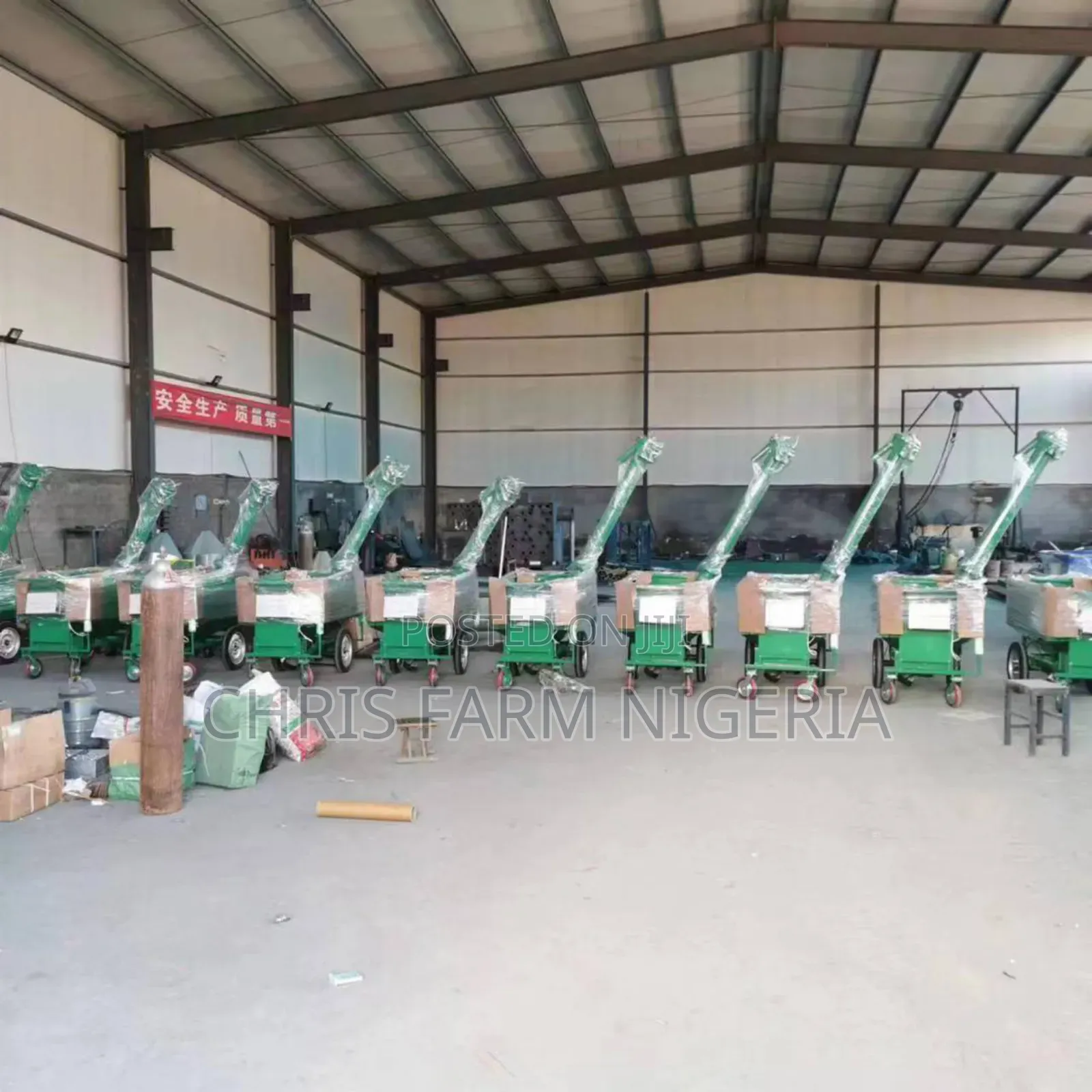 Poultry Cages Feeding Trolley