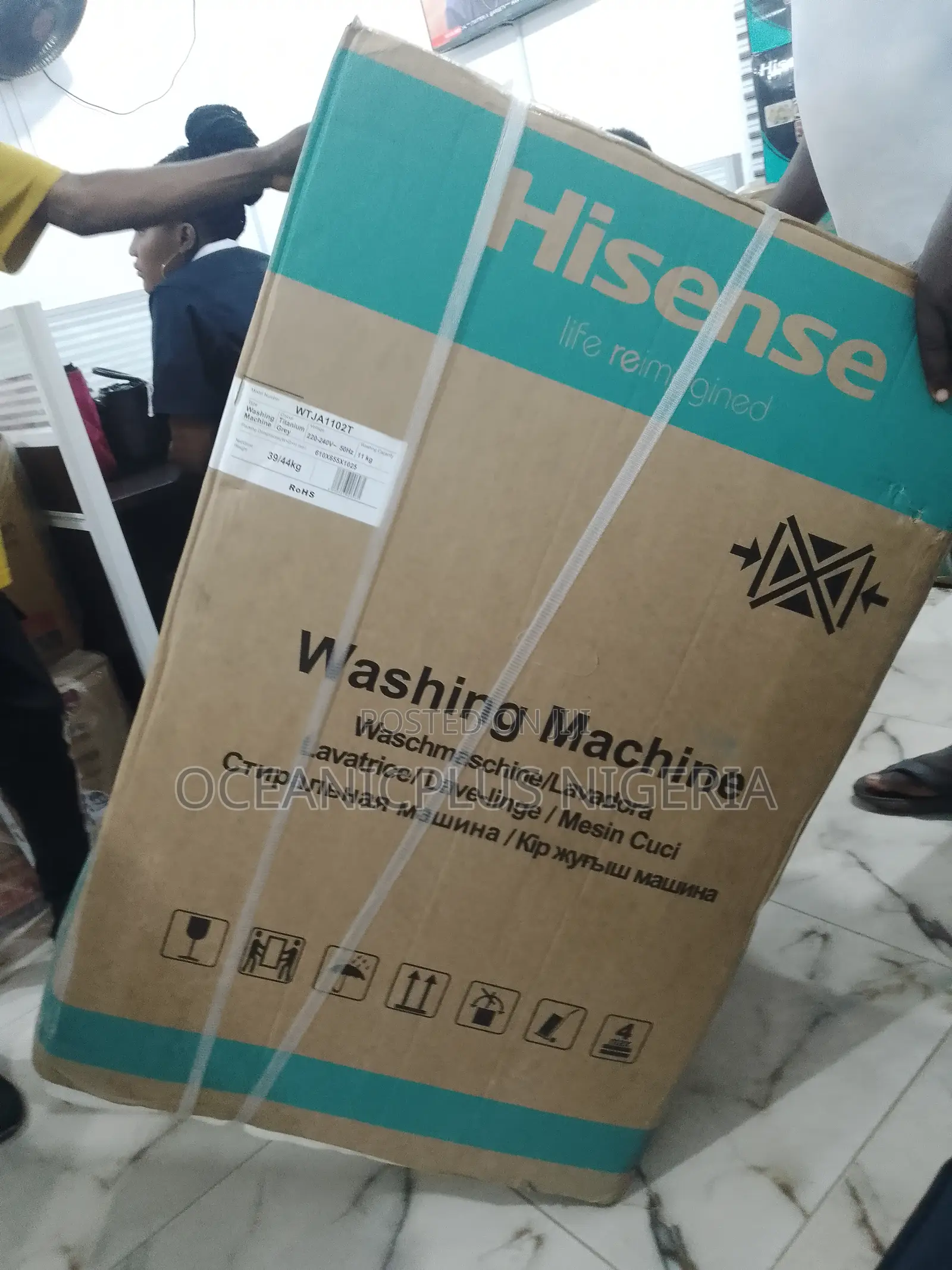 Fast Selling 10.5kg Hiaense Automatic Washing Machine