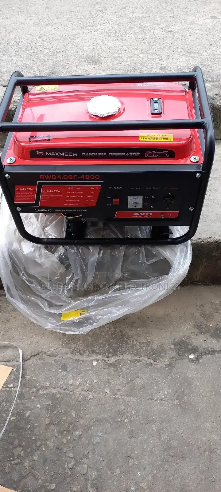 Maxmech Honda Japan Soundproof Petrol Generator Coper 4.5kva
