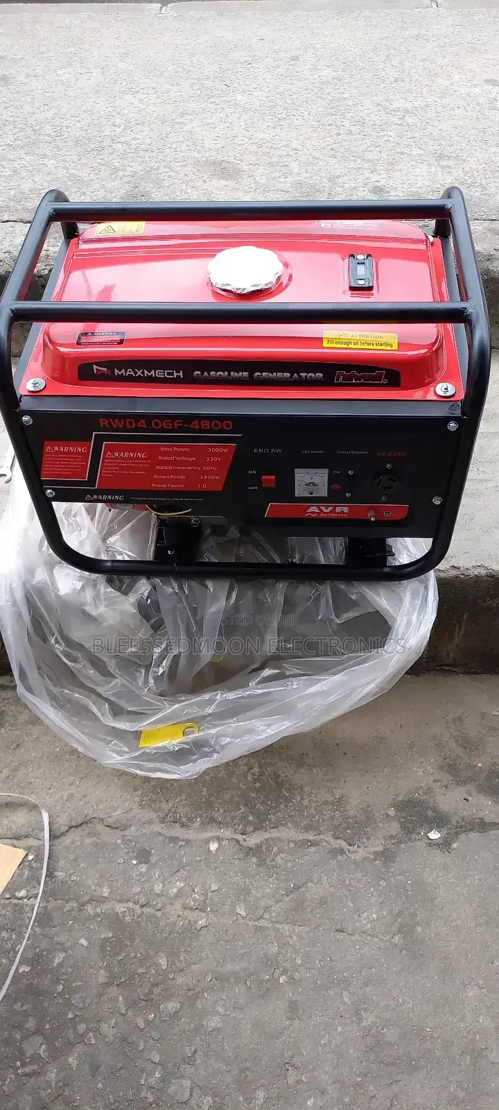 Maxmech Honda Japan Soundproof Petrol Generator Coper 4.5kva