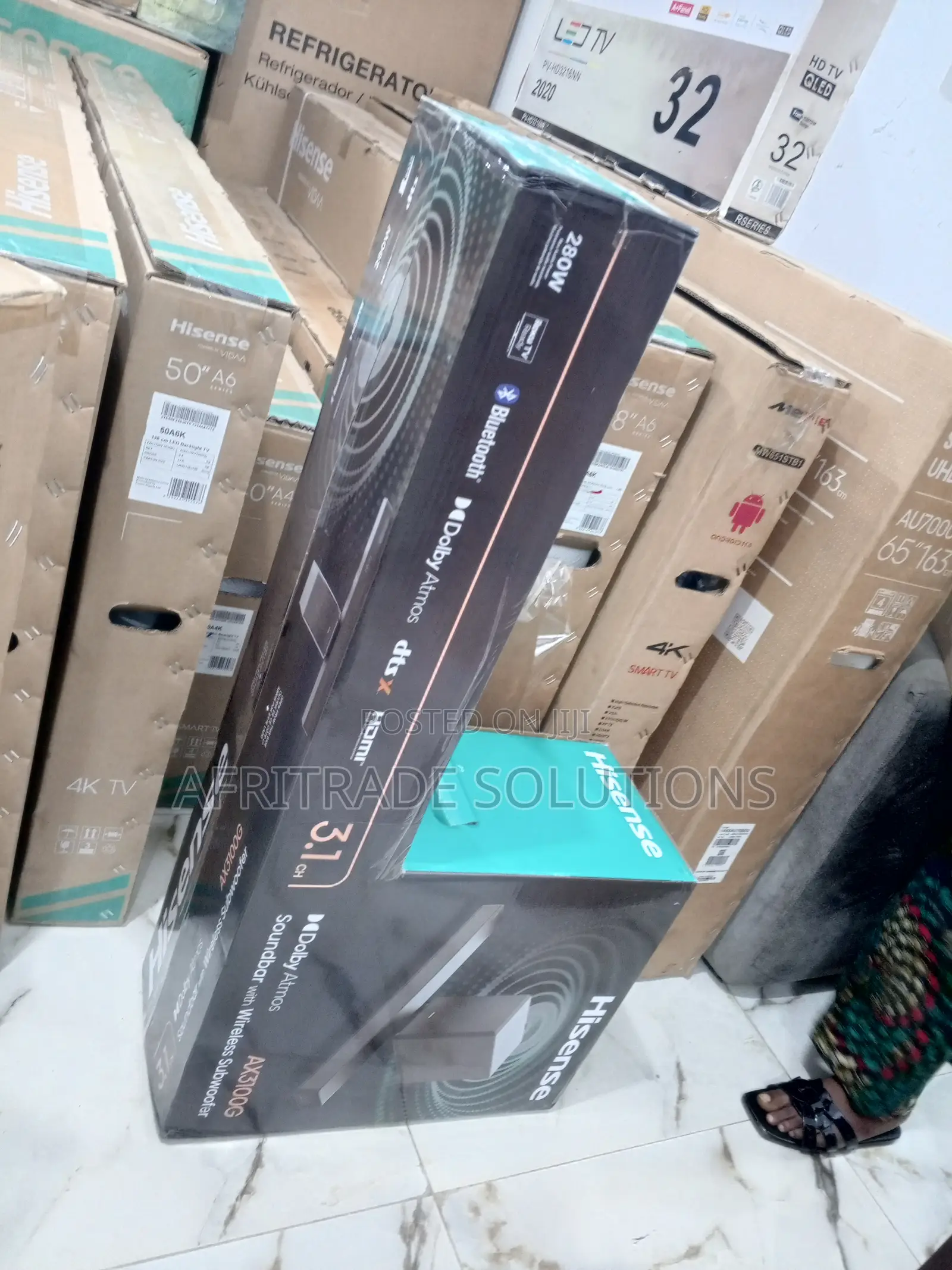 Durable 280 Watts Hisense AX3100G 3.1ch Soundbar