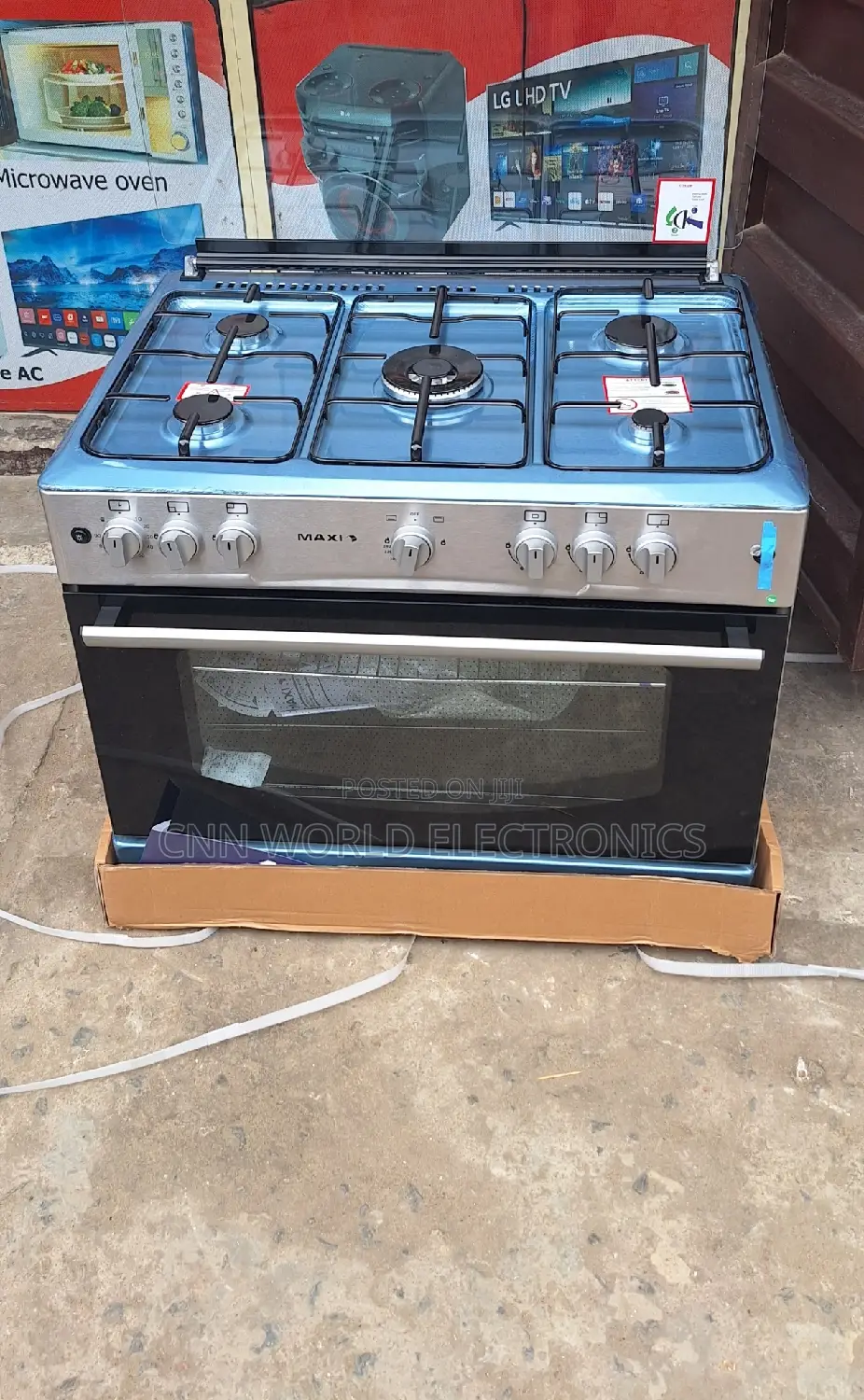 High Quality Maxi 5 Burners Automatic (90cm) With Oven