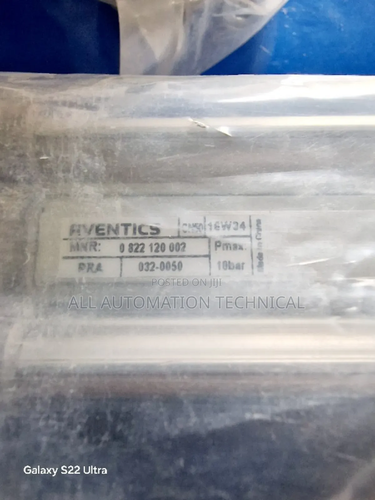 Aventics Pneumatic Actuator Cylinder | 0822120002 | 032-0050