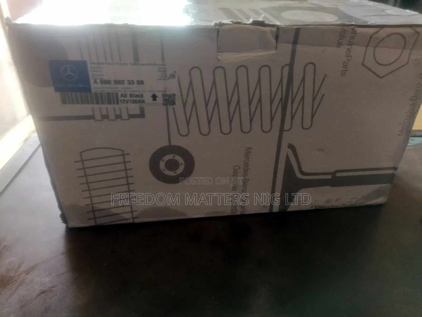 Mercedes Benz Battery Black