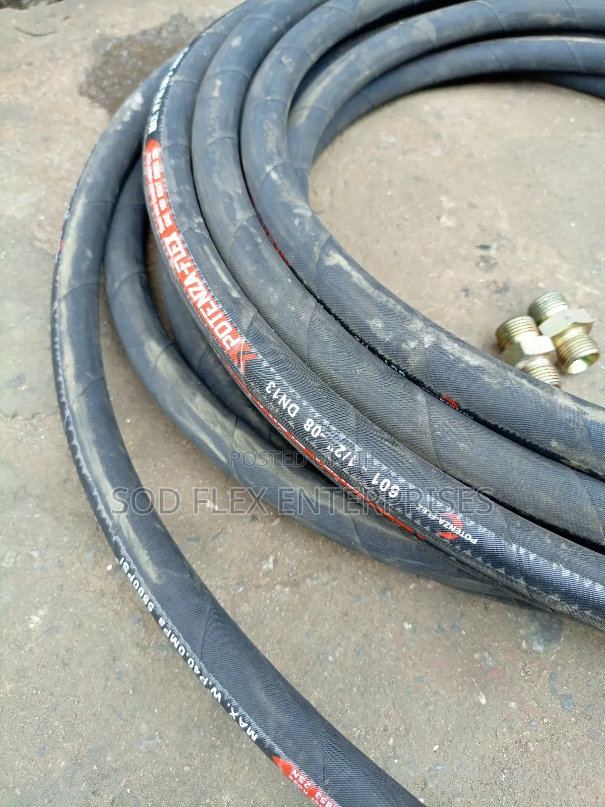1/2" R2 Hydraulic Heavy Duty Hose