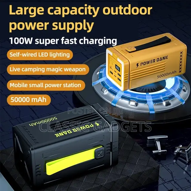 Faxite 50000mah Multifunctional Portable 100w Power Station