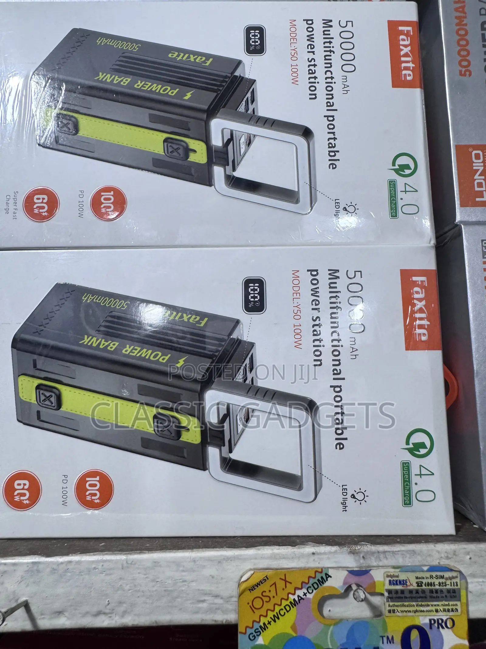 Faxite 50000mah Multifunctional Portable 100w Power Station