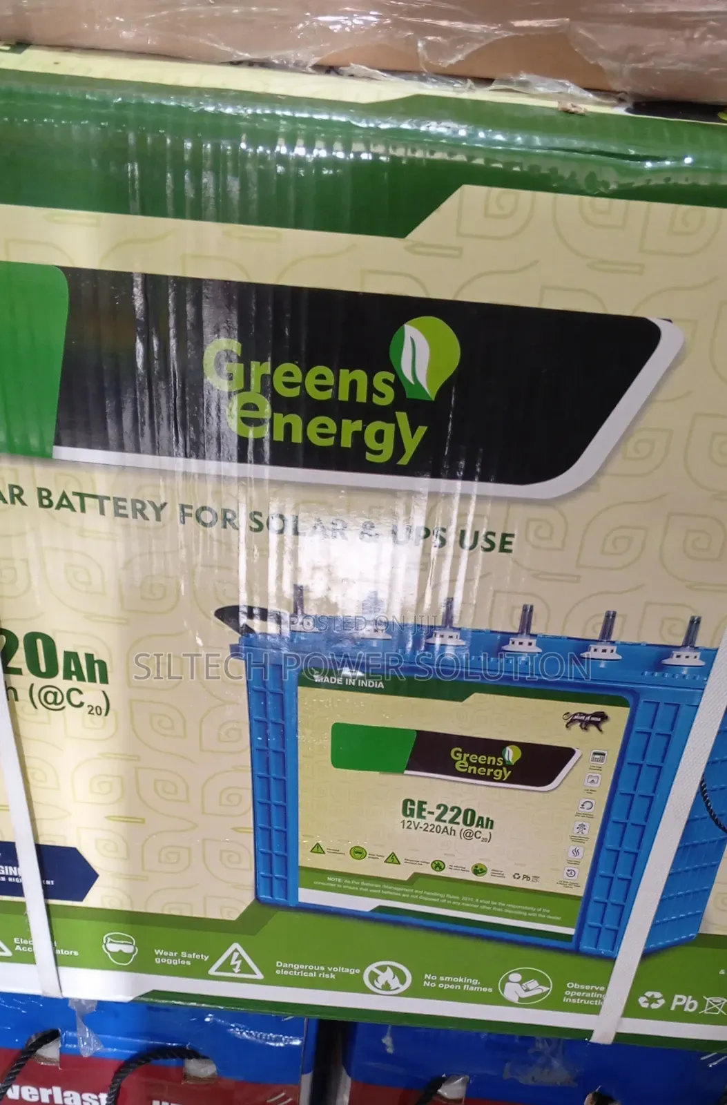 Green Energy 220ah Tubular Battery