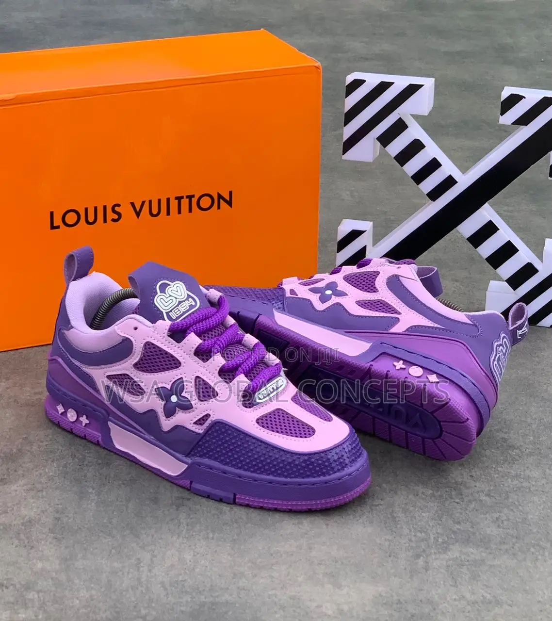 Luios Vuitton Skate 1854 Purple