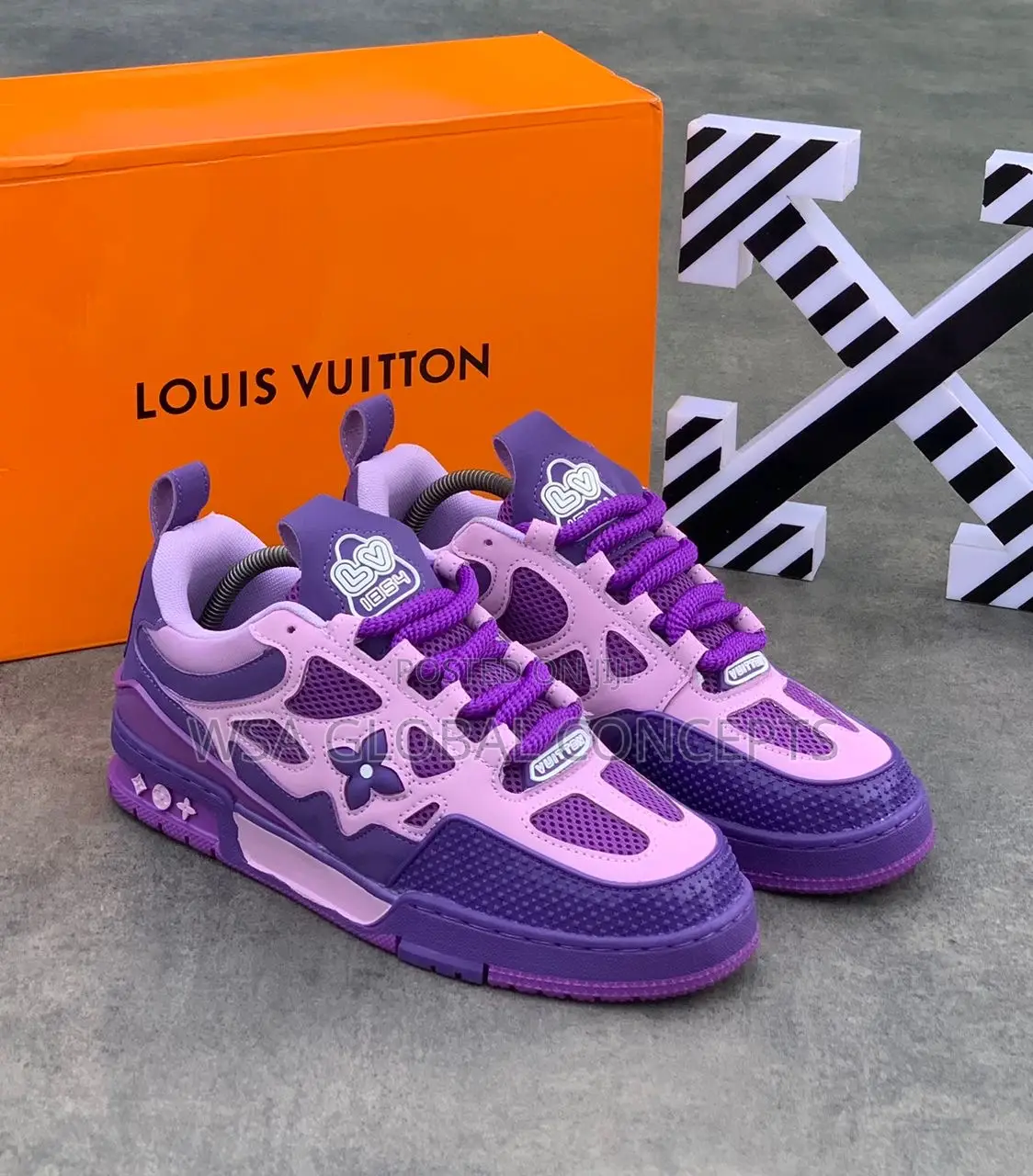 Luios Vuitton Skate 1854 Purple