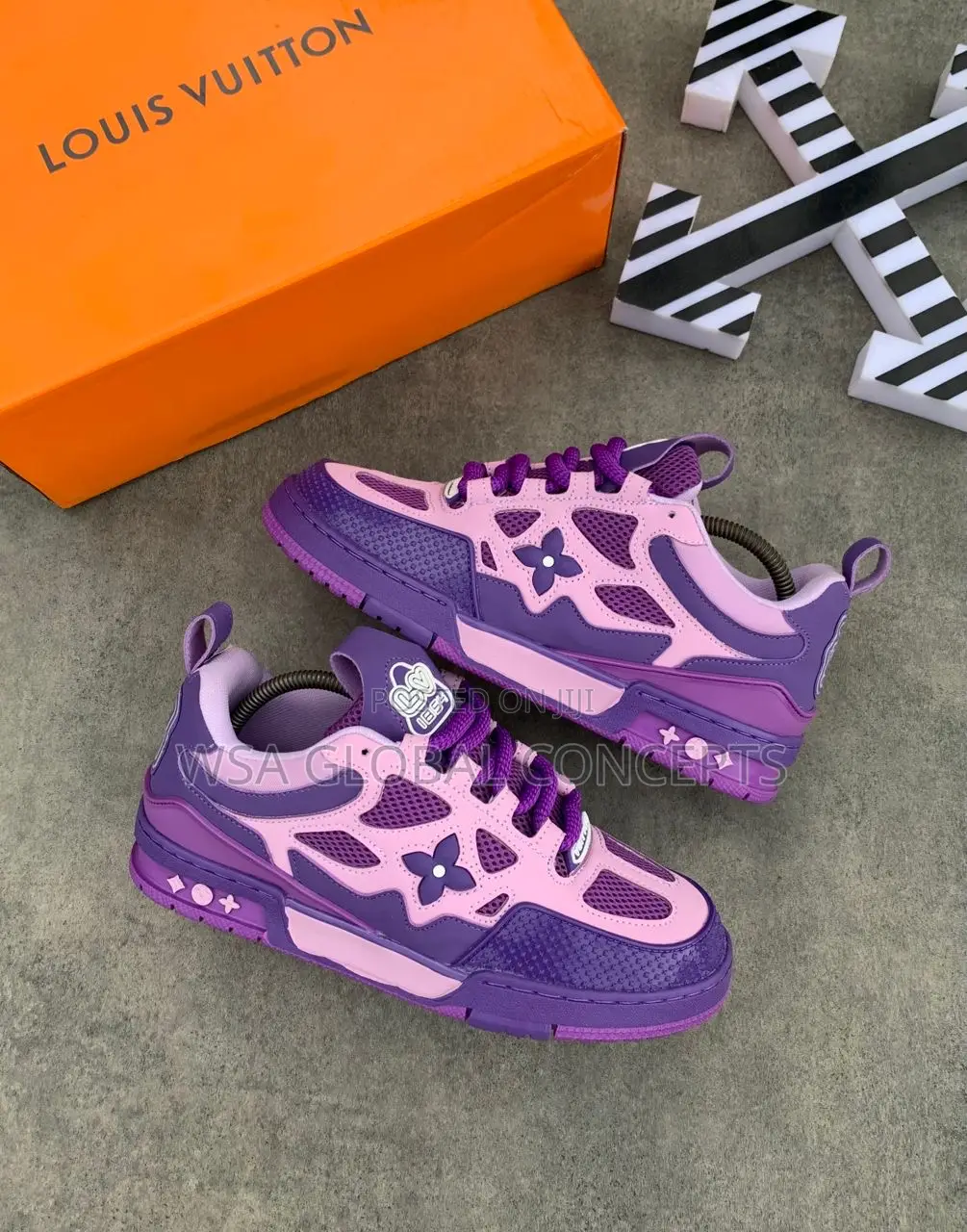 Luios Vuitton Skate 1854 Purple