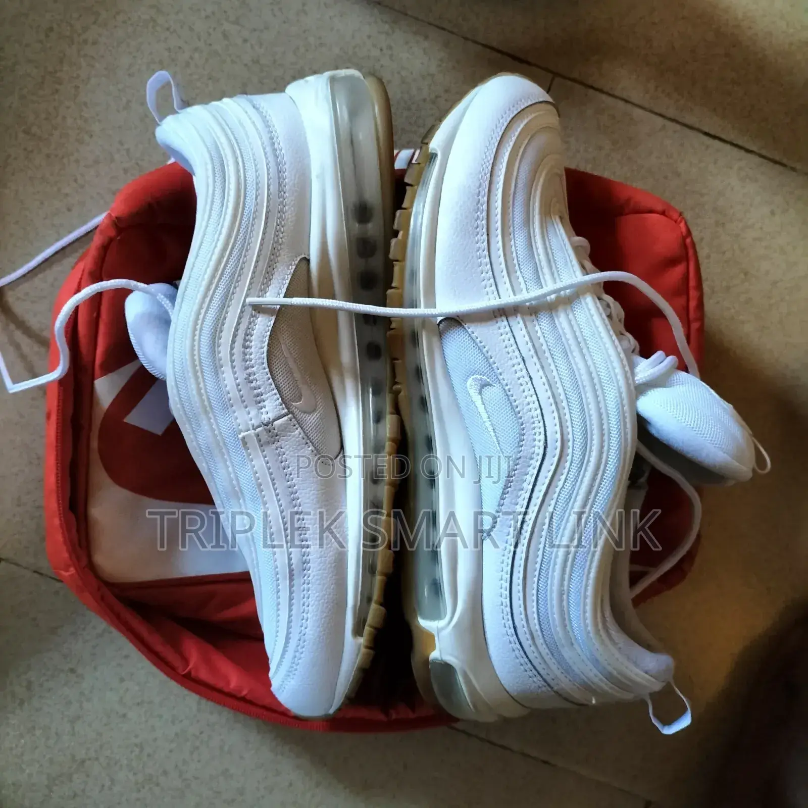 Original Nike Air Max 97 White Gum Size 44, 45, 46