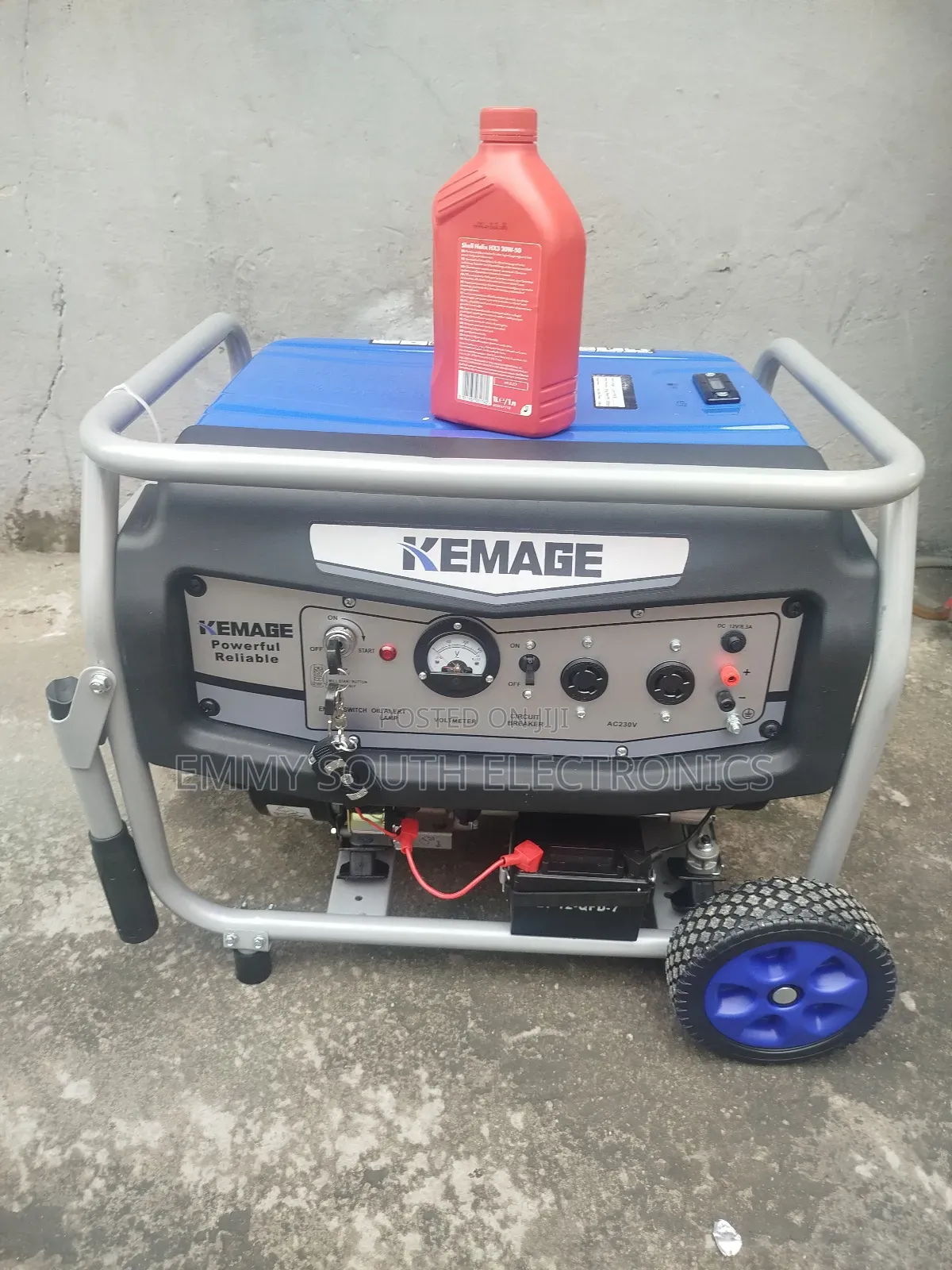 Kemage Petrol Copper Generator With Remote Control and Key