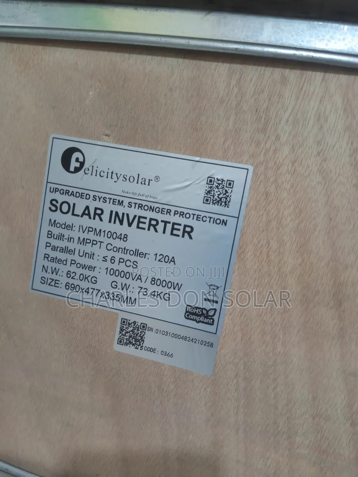 Felicity Inverter 10kva 48v